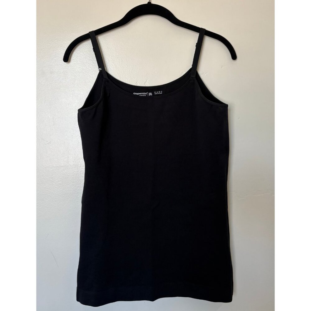 Shapermint | Black Essentials All Day Every Day Scoop Neck Cami | XL - Picture 12 of 13